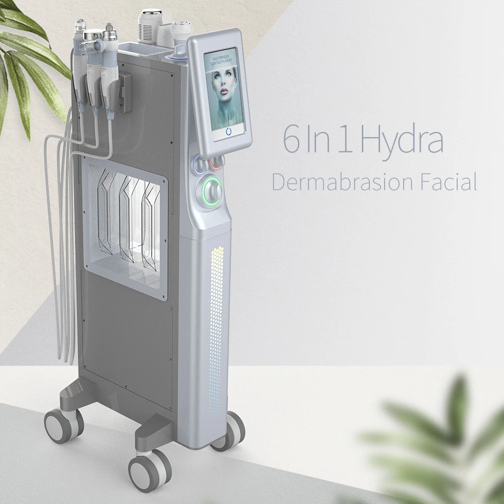 6/9 in 1 hydra peel dermabrasion facial cleaning beauty machine