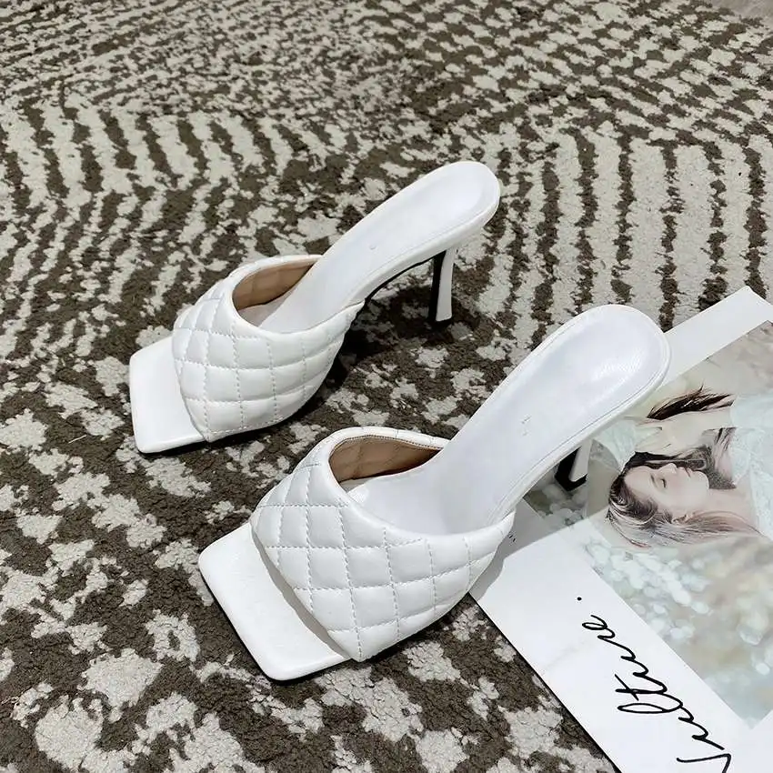 Женские Босоножки на каблуке 8 см летние сандалии высоком 2021