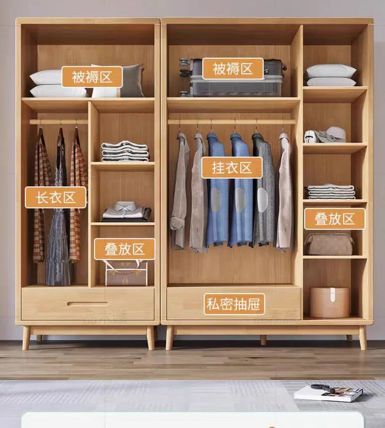 Modern Cheap Clothing Wardrobes For Dressing Room And Bedroom Walk-in Closets OEM Design Luxury Accessories EU Style