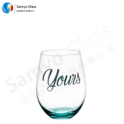 Samyos China Manufacturer Unique Products 2018 Stemless Wine Glass Tumbler Cups