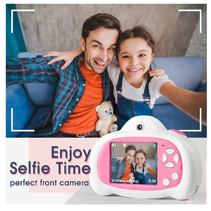 
NEWChildren Mini Kids Camera Educational Toys for Children Baby Gifts Birthday Gift Digital Camera 1080P Projection Video Camera 