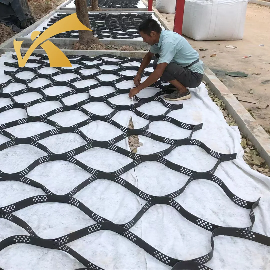 improve soil stabilisation control NEW robust 3D cellular confinement system designed to geocell erosion