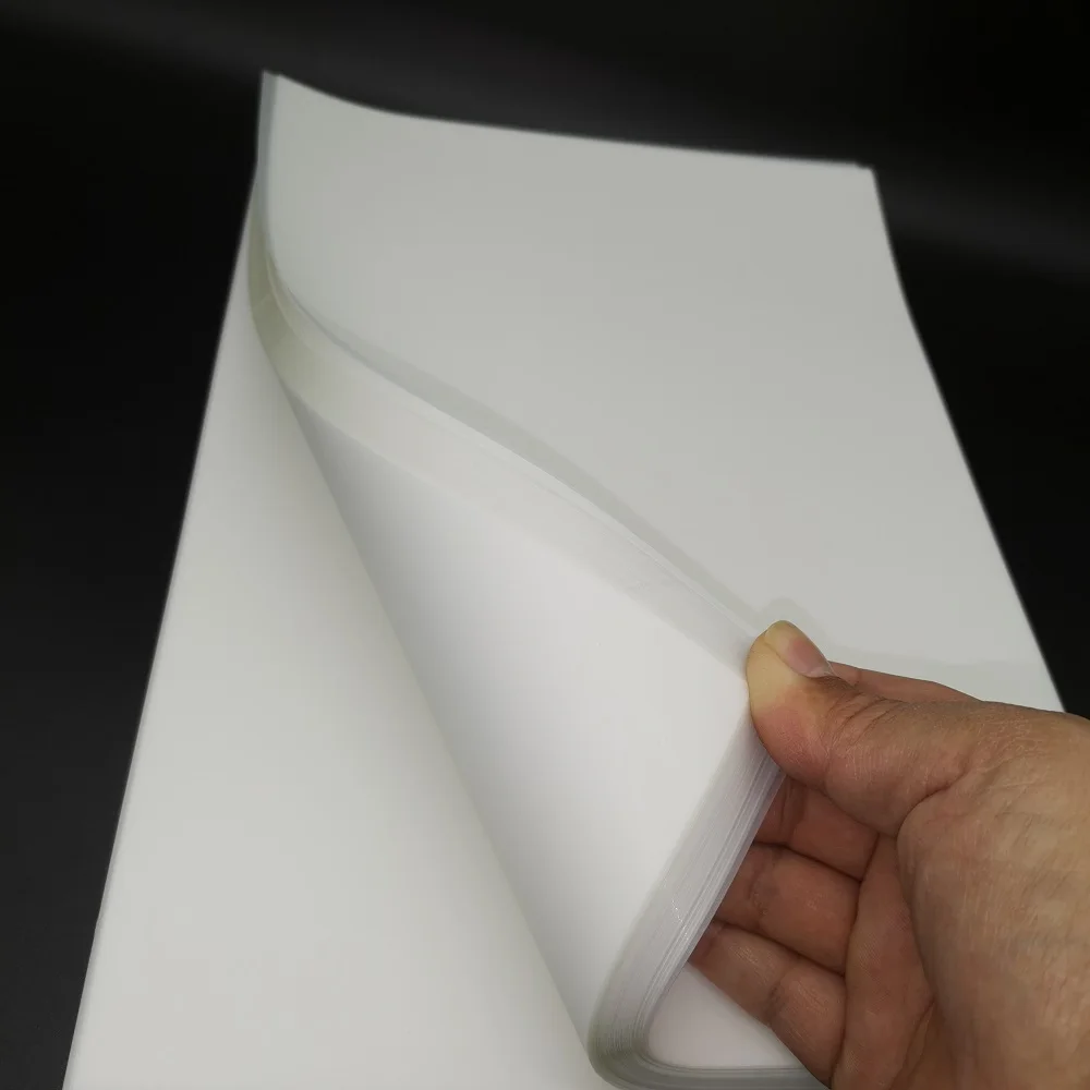 INKGIANT DTF Film 30cm*21cm Double Matte Instant PET Film 100pcs/bag on Textiles