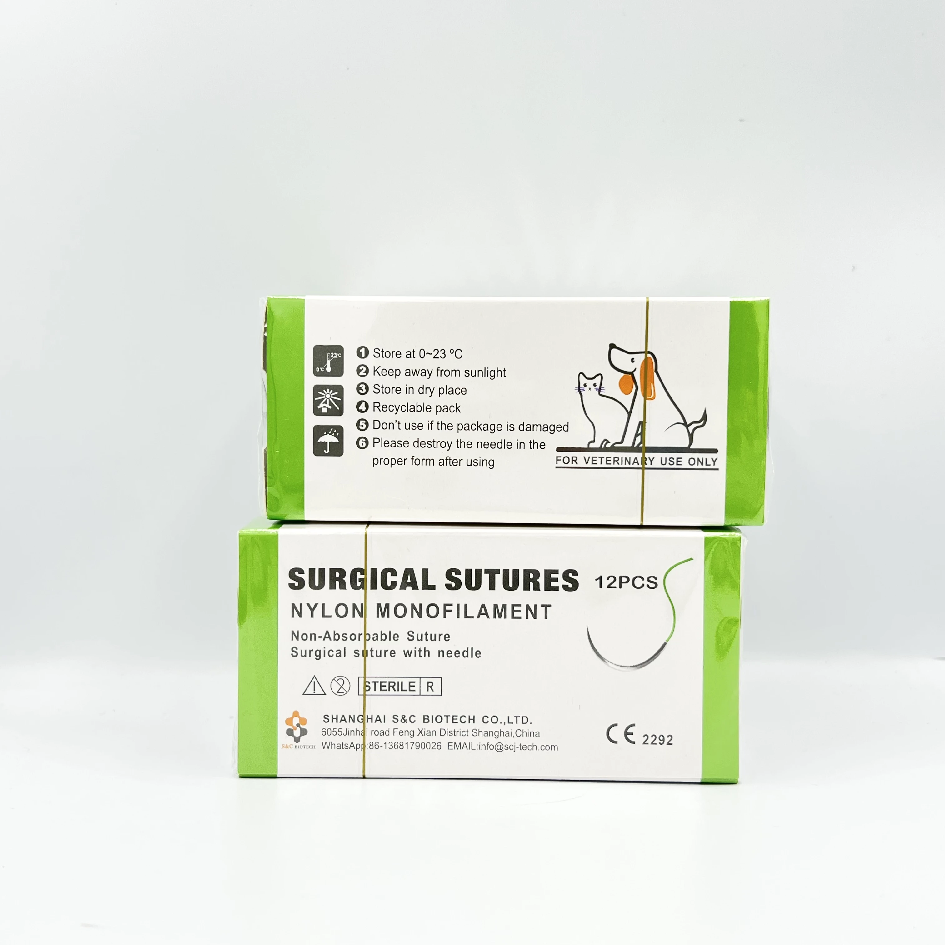 High quality  3 Absorbable Pet suture Quick & accurate 1# nylon