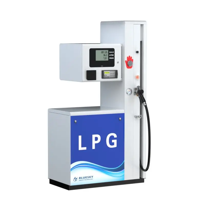 Газораздаточная станция с двойным соплом lpg функцией электронной/механической калибровки