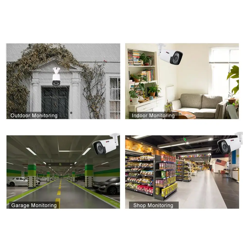  8CH 960P 1080P AHD Kit Водонепроницаемая камера ночного видения DVR CCTV система домашней