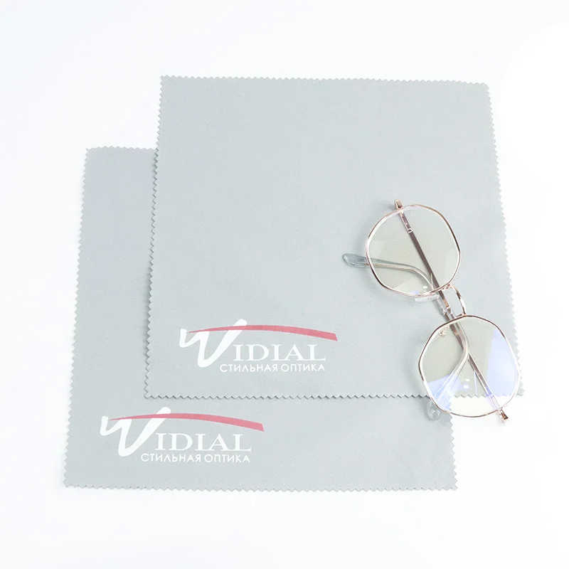 Passive Components digital Print wine color blind glasses microfiber clean cloth for free gift
