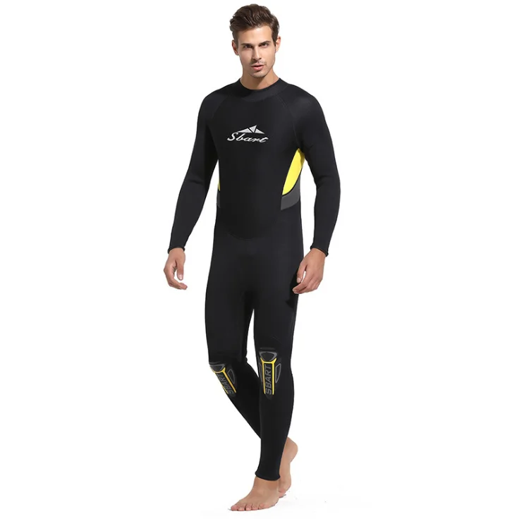 New One-Piece Neoprene 3MM Diving Suit Long Sleeve Men Women Wetsuit Prevent Jellyfish Snorkeling Suit