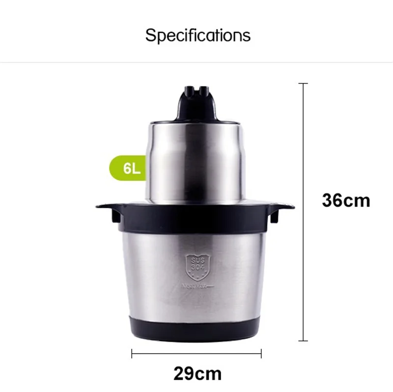 Double Speed And Vegetable New 2l Capacity Electric Chopper Fast Meat Grinder