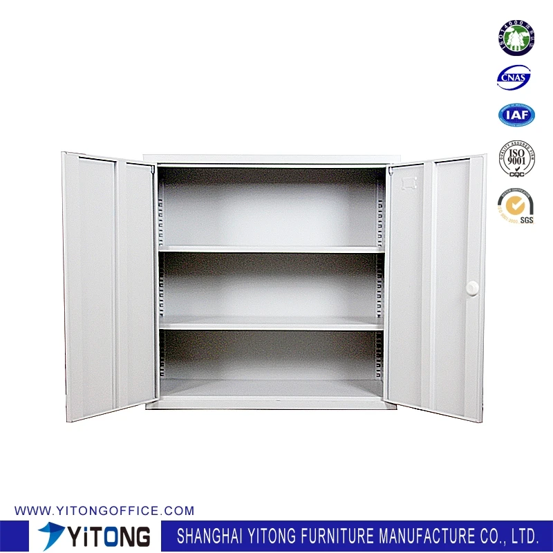 YML 2 Door Metal Building Filing Storage Cabinet Fireproof Safes Office Furniture Steel Filing Cabinet