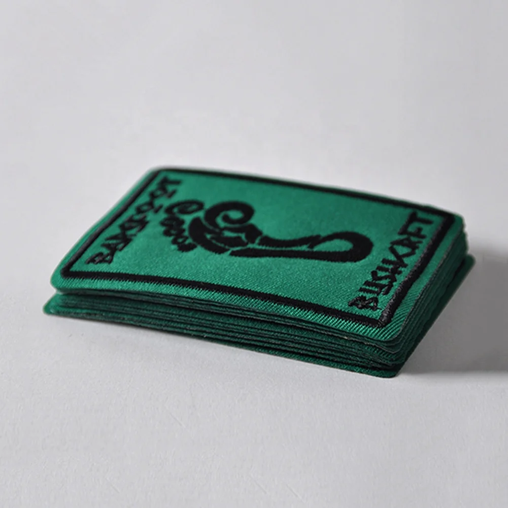 Custom Brand Colorful Embroidered Badges and Patches Embroidered Tag Badges Woven Tag