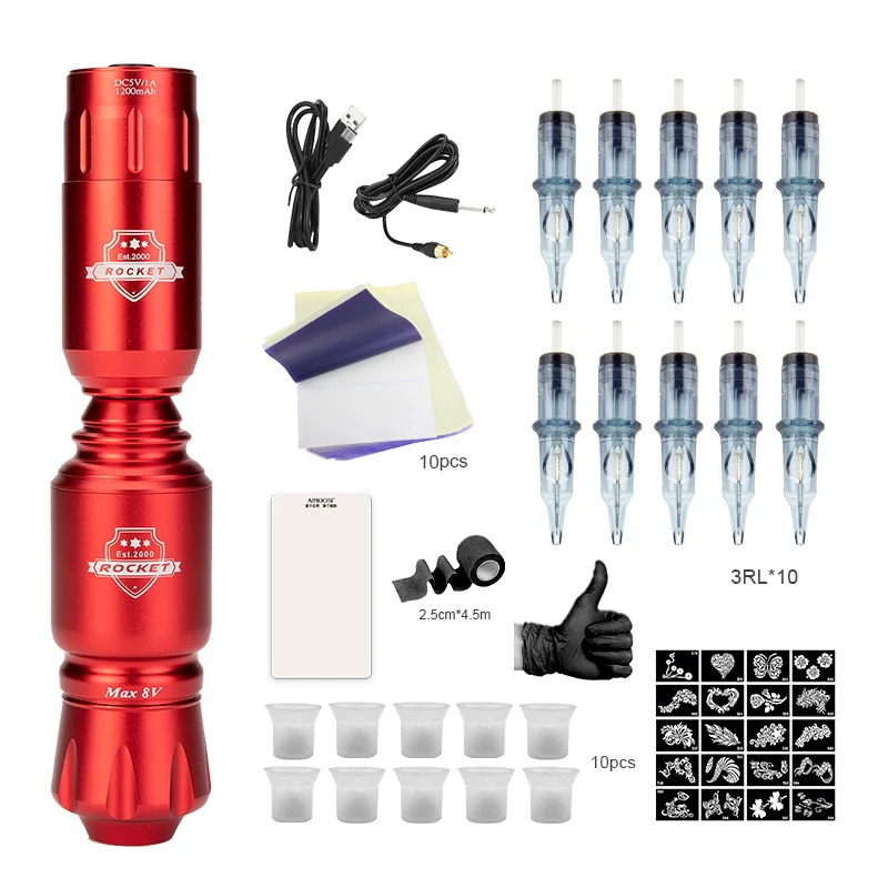 Professional Tattoos Training Rotary Tattoo Machine Wholesale Price Tattoo Machine kit for Beginners