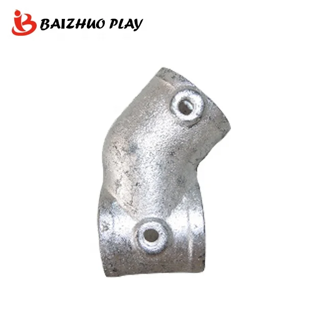 Galvanized Malleable Iron  Pipe Clamp Fittings Galvanized cast Iron Pipe Fittings For Playground