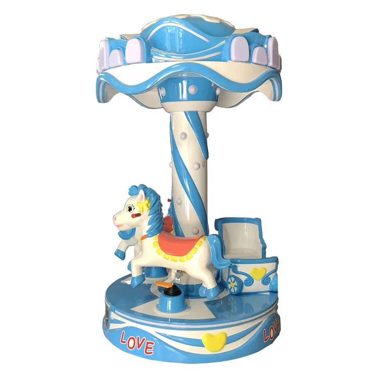 Wholesale Coin Operated Carousel Machine Kids Amusement Park Machine  Paradise Mini Carousel