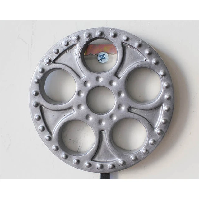 Американский Сельский ретро дизайн каучуковый кино приспособление форма крючок для пальто настенный набор