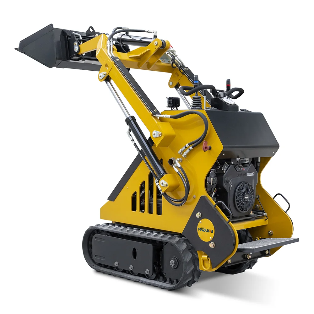 CE New type sk650 350kg 450kg 500kg mini skid steer track loader walk behind crawler EPA skid steer loader attachments for sale