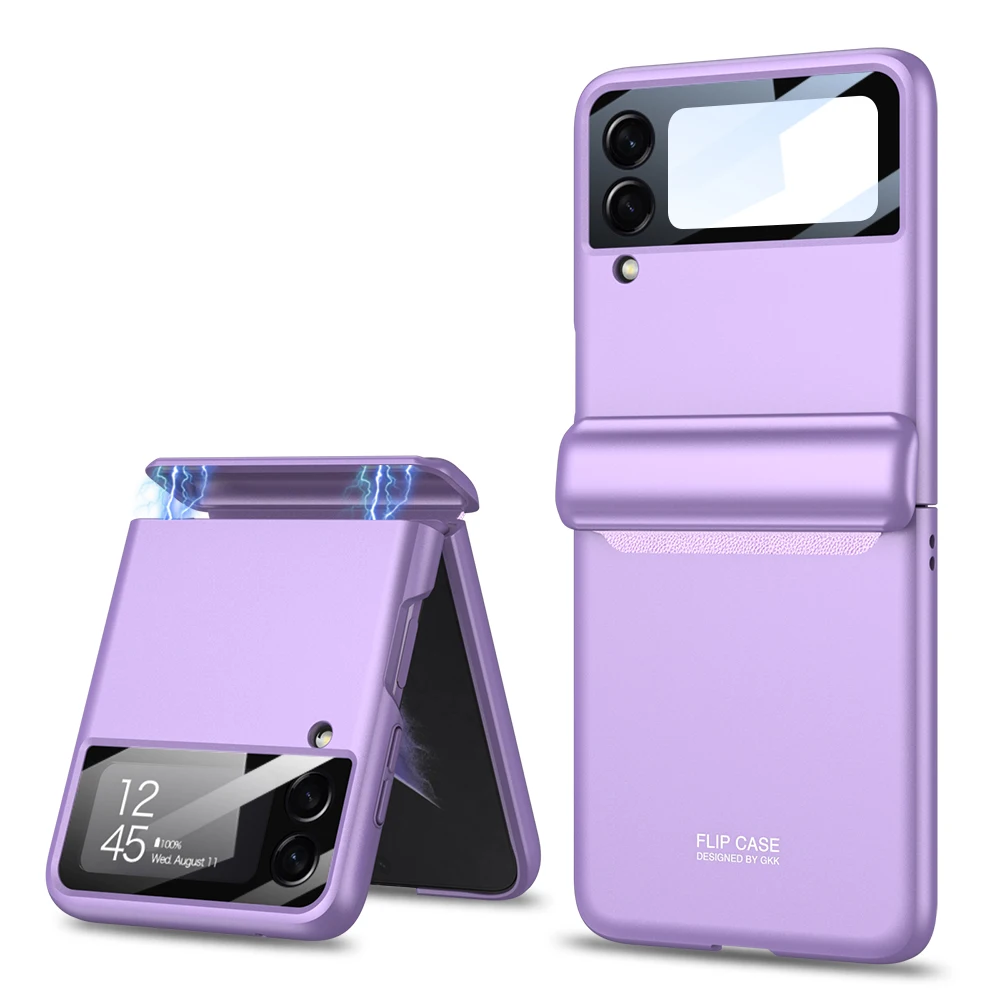 GKK Hot Magnetic Mobile Phone Case for Samsung Galaxy Z Flip 3 Anti-fall All-inclusive Folding Screen Cell Phone Protective Case