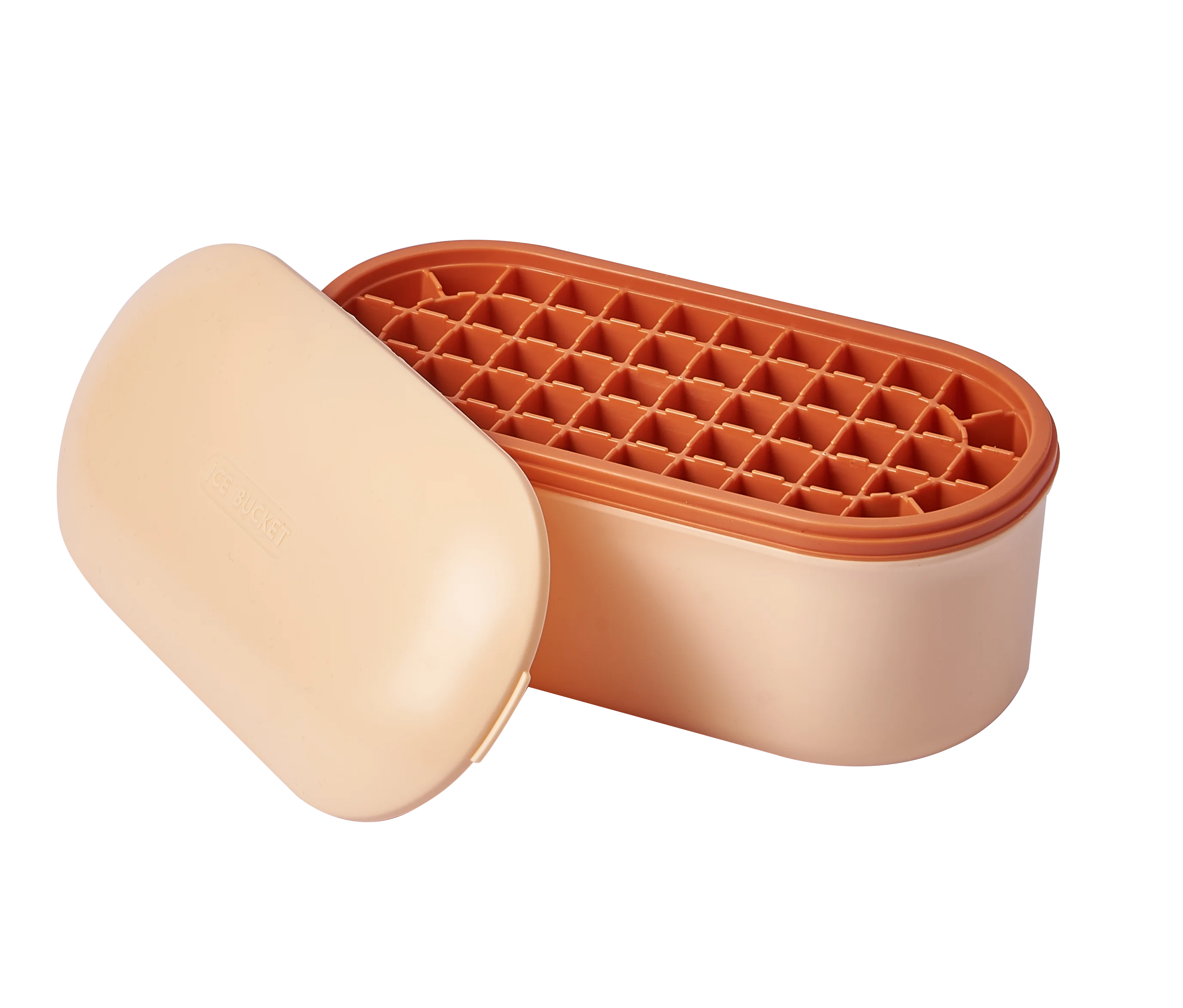Lid Round Ball Ice Tray Plastic Ice Mold Silicone Refrigerator Ice Ball Mold
