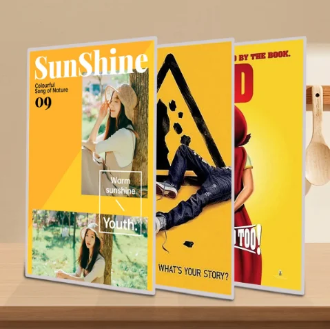 Custom New Design Indoor Advertising LED Lightbox with Slim Snap Frame 12V Aluminum Power Consumption