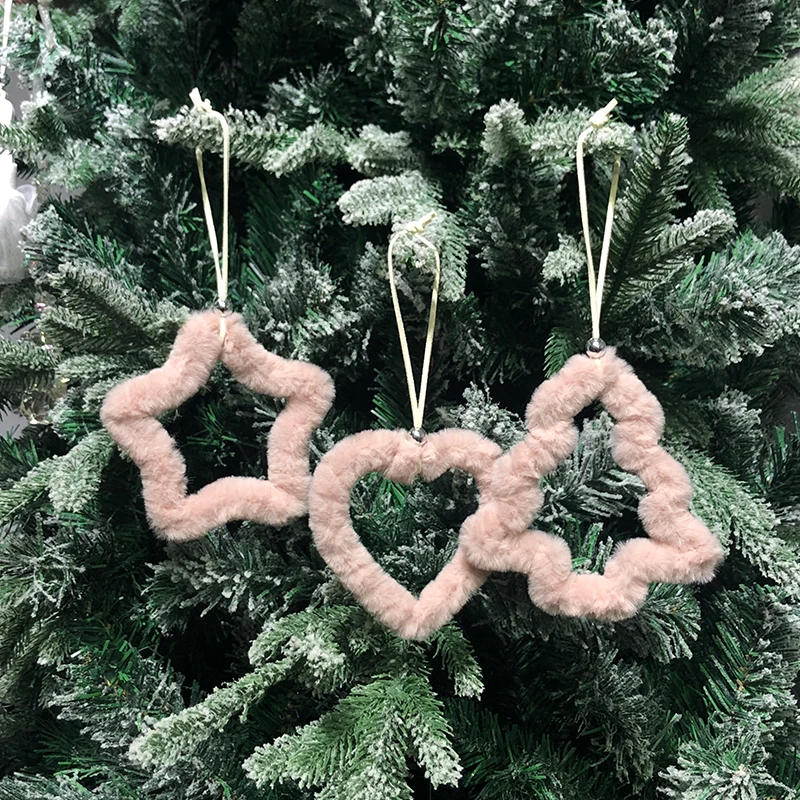 
2021 Christmas Plush cloth pendant love blessing gift Christmas tree decorations party new year supplies 