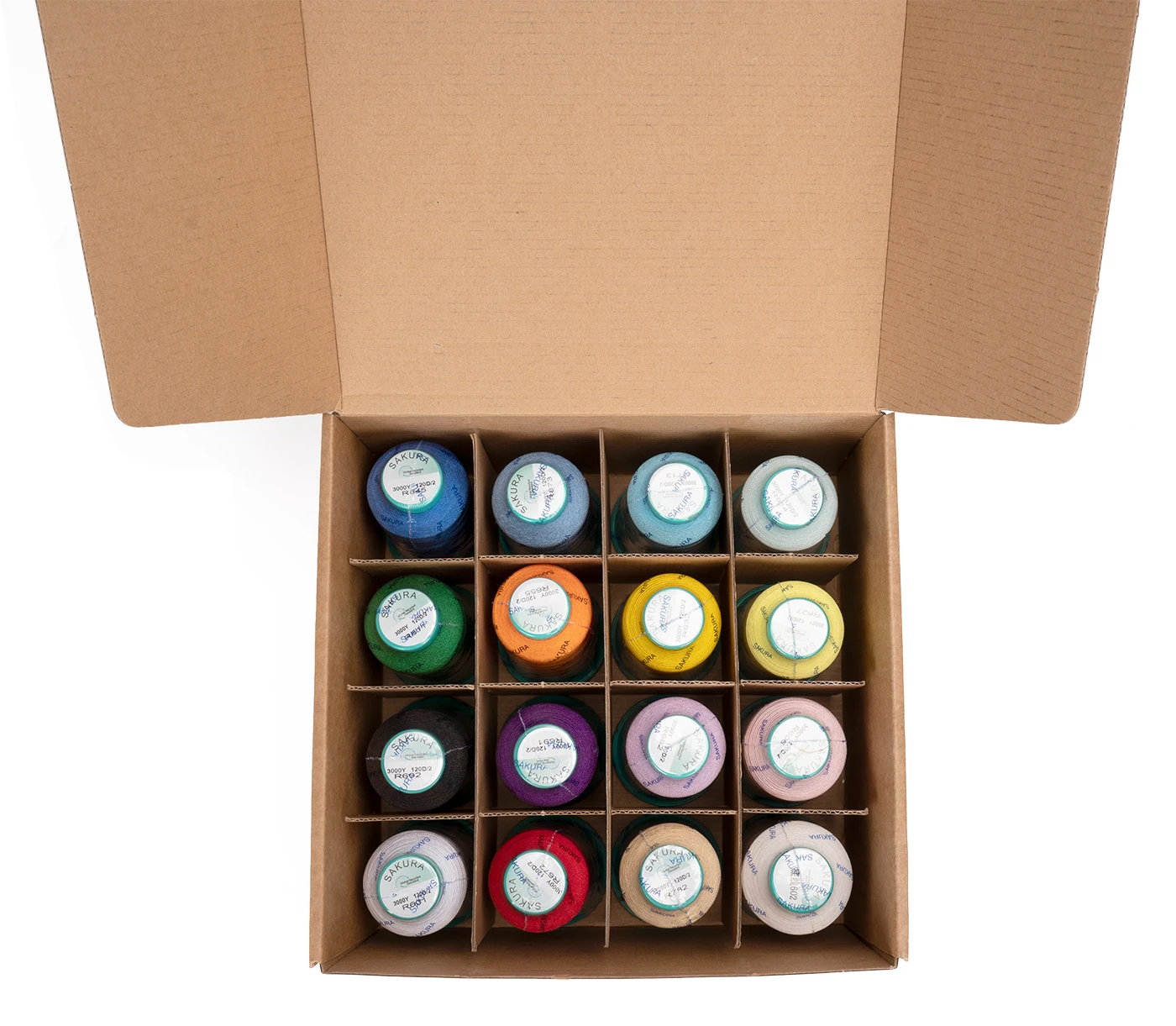 Вышивальная нить из переработанного полиэстера марки Sakura