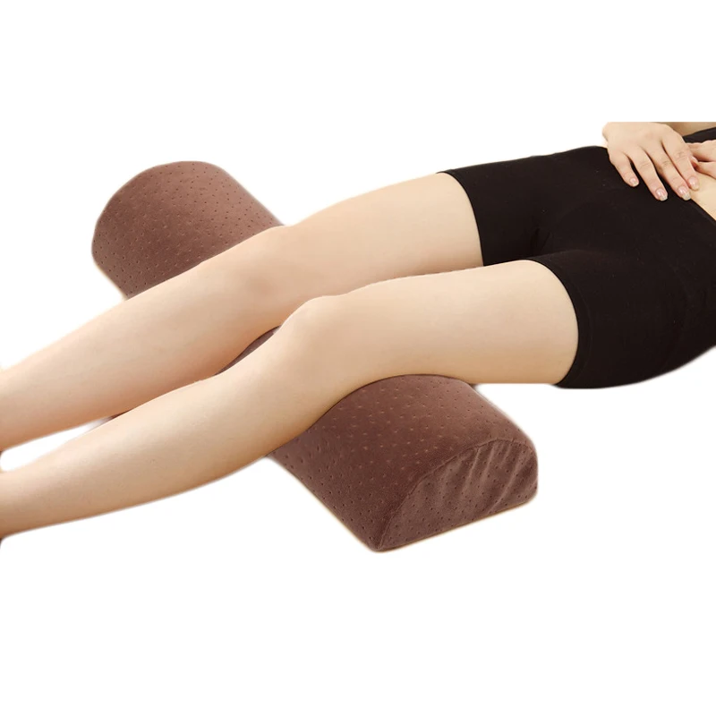 
Multi-use Half Round Memory Foam Knee Foot Rest Pillow Orthopedic Lumbar Cushion Neck Roll Pillow 