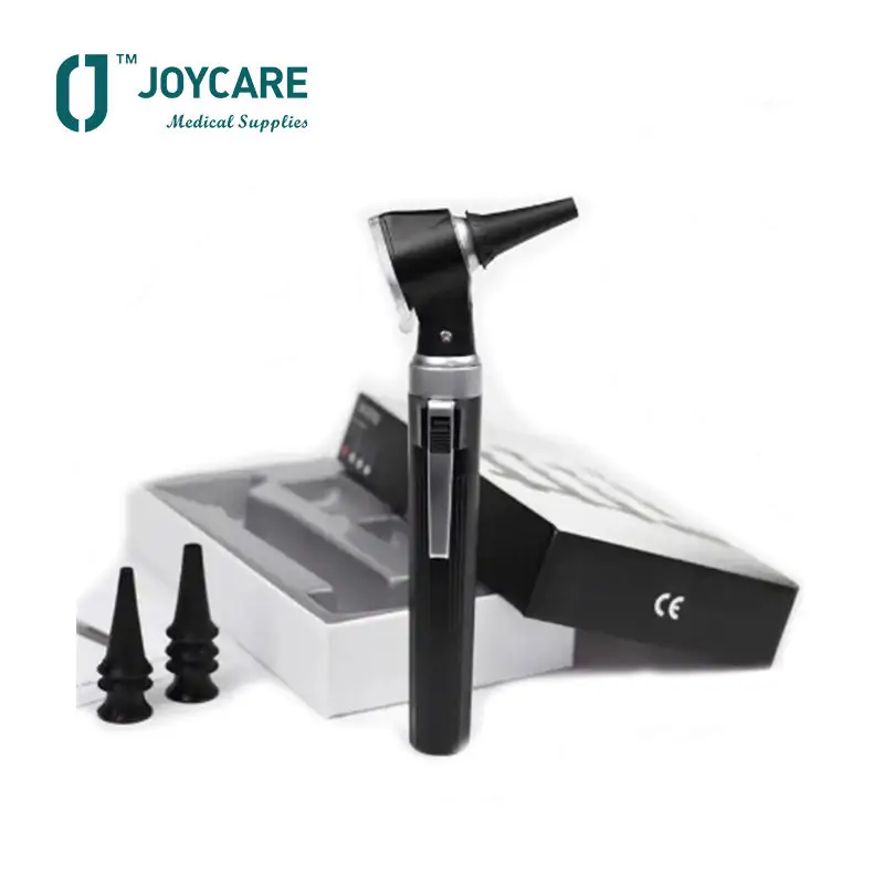 3X Magnification Mini Portable Fiber Optic Medical Ear Wax Removal Endoscope LED ENT Diagnostic Otoscope Ophthalmoscope Set