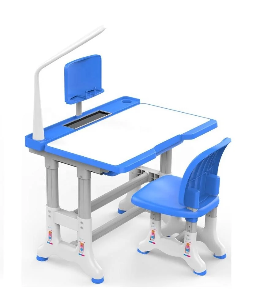 Kids furniture, ergonomic  study table for home use,  Height adjustable desk and chairs