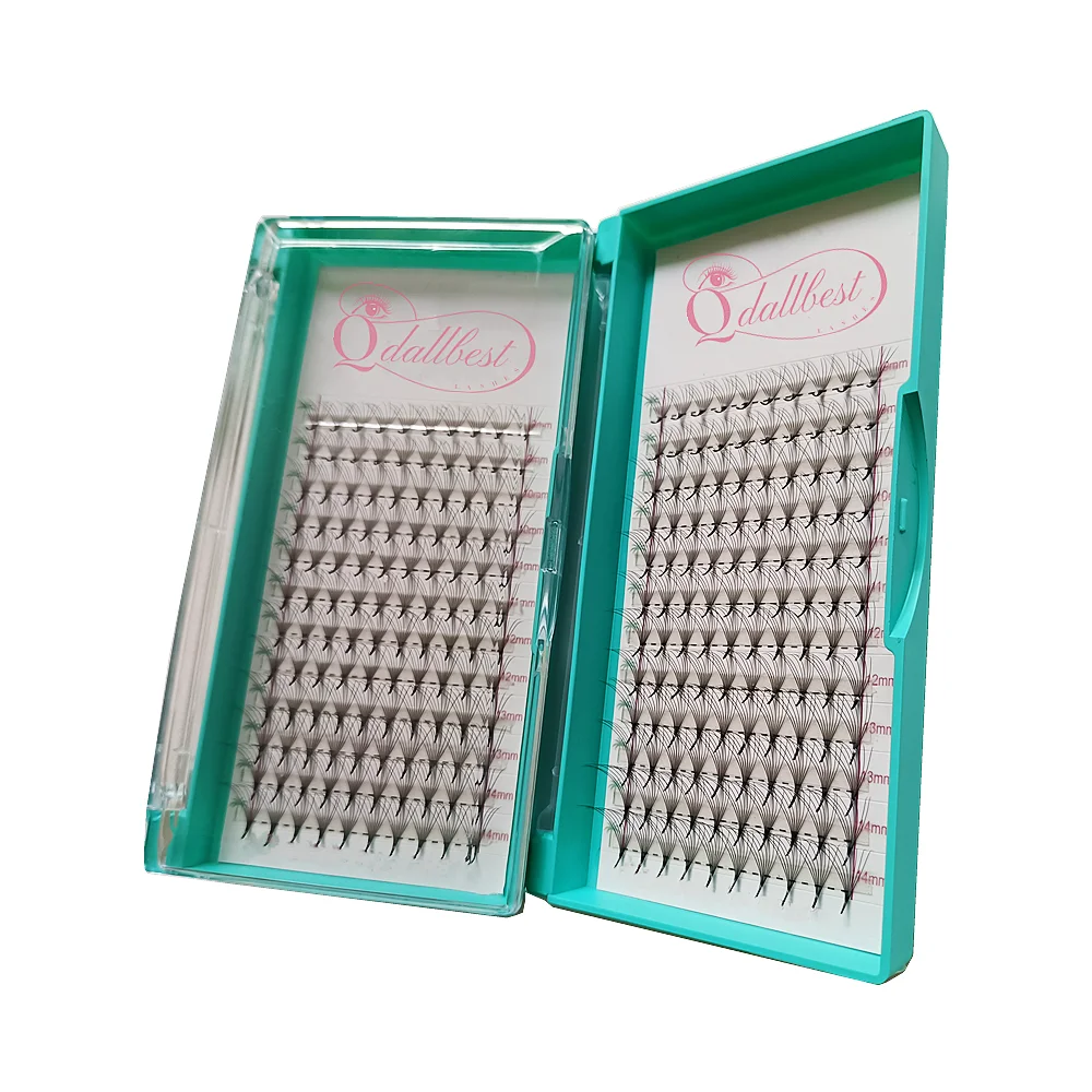 0.05mm 6D 8D Premade Fans Lashes Extension 0.07mm C D Short Long Stem Premade Volume Fans