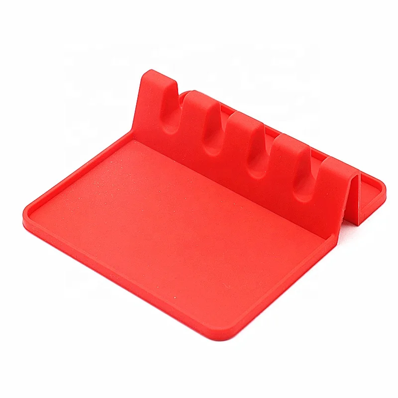 kitchen  silicone cooking utensil ladle spoon rest holder