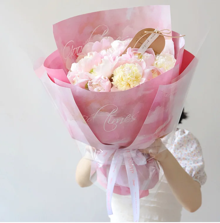 Yohpack Wholesale Packaging Materials Flower Shop diy Flower Wrapping Paper Wonderland Paper Wrapping For Bouquet