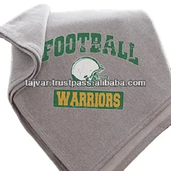 Custom logo popular hot sales Sweatshirt Fleece Blankets with custom design