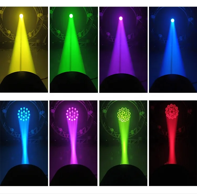 HR Pattern atomization colorful Lyre Beam 180W Lights Led Moving Head Dmx Lighting for club and party