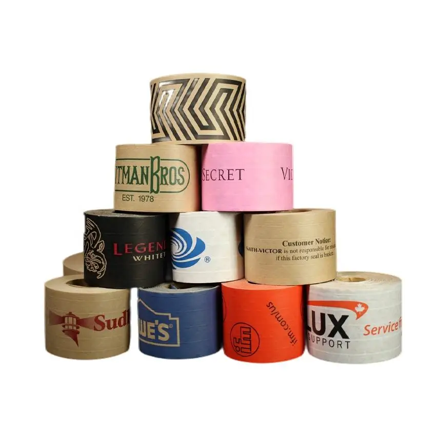 Free Sample Self-Adhesive And Water-Activated Kraft Paper Tape For Carton Box