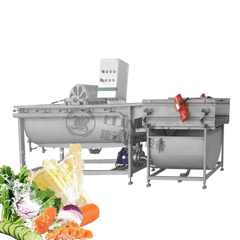 Горизонтальная вихревая стиральная машина для мойки овощей