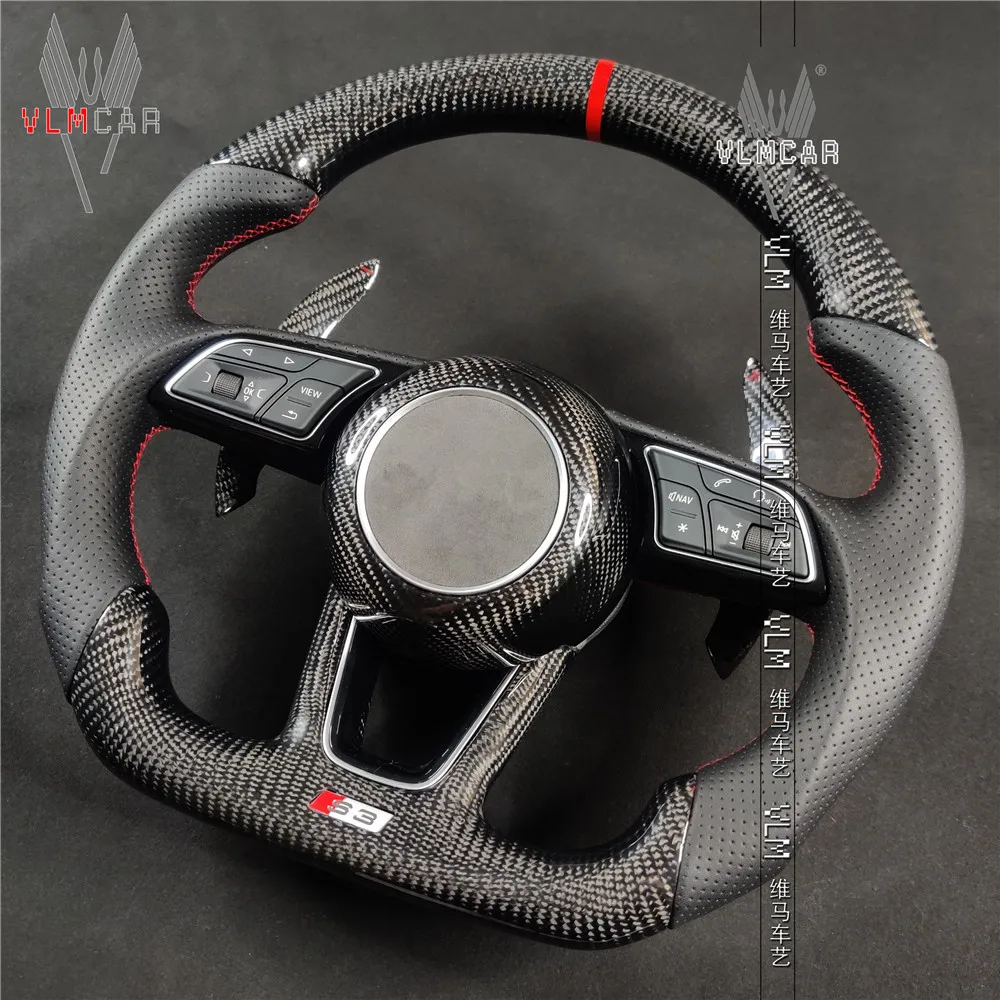 Индивидуальное индивидуальное рулевое колесо из углеродного волокна для audi a3 s3 rs3 a4 RS4 S4/доступно для всех моделей автомобилей
