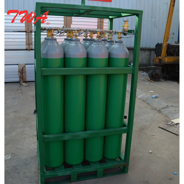 High Pressure  10L 40L 50L 68L Seamless Steel Tank CO2/Oxygen Gas Cylinder