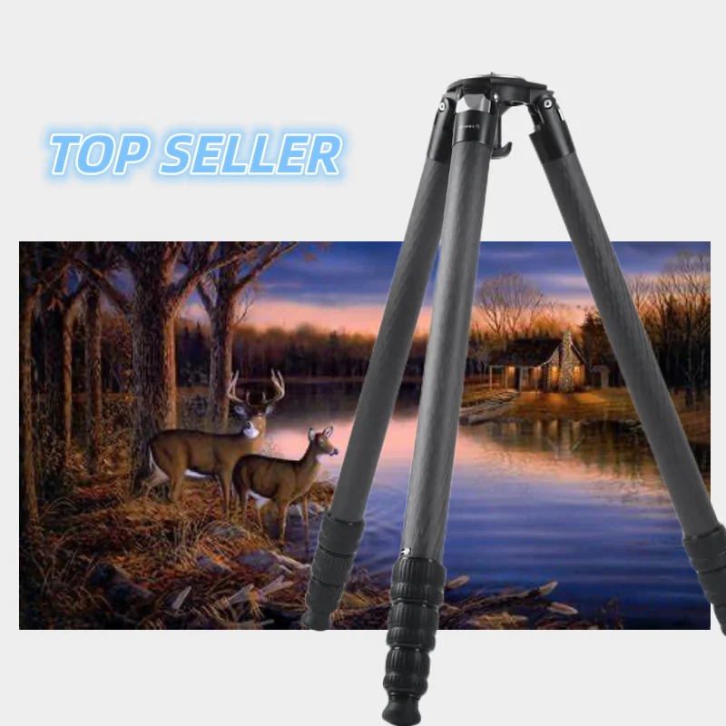 2M carbon fiber camera tripod hunting video tripod stand stick hunting tripod