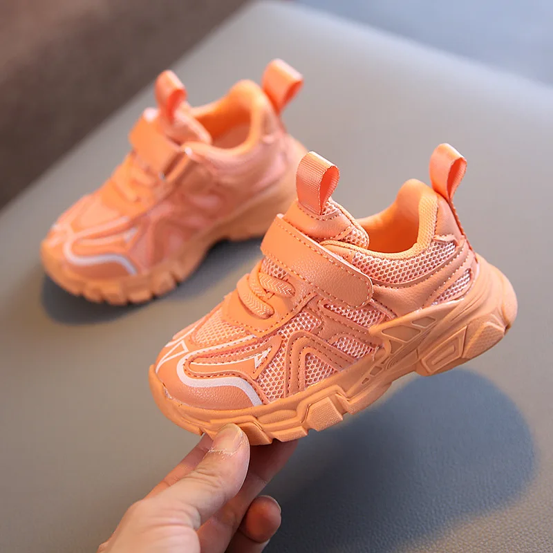  Kids Fashion Sneaker Light Casual Wholesale Toddler Boys Girls Running Sport Children