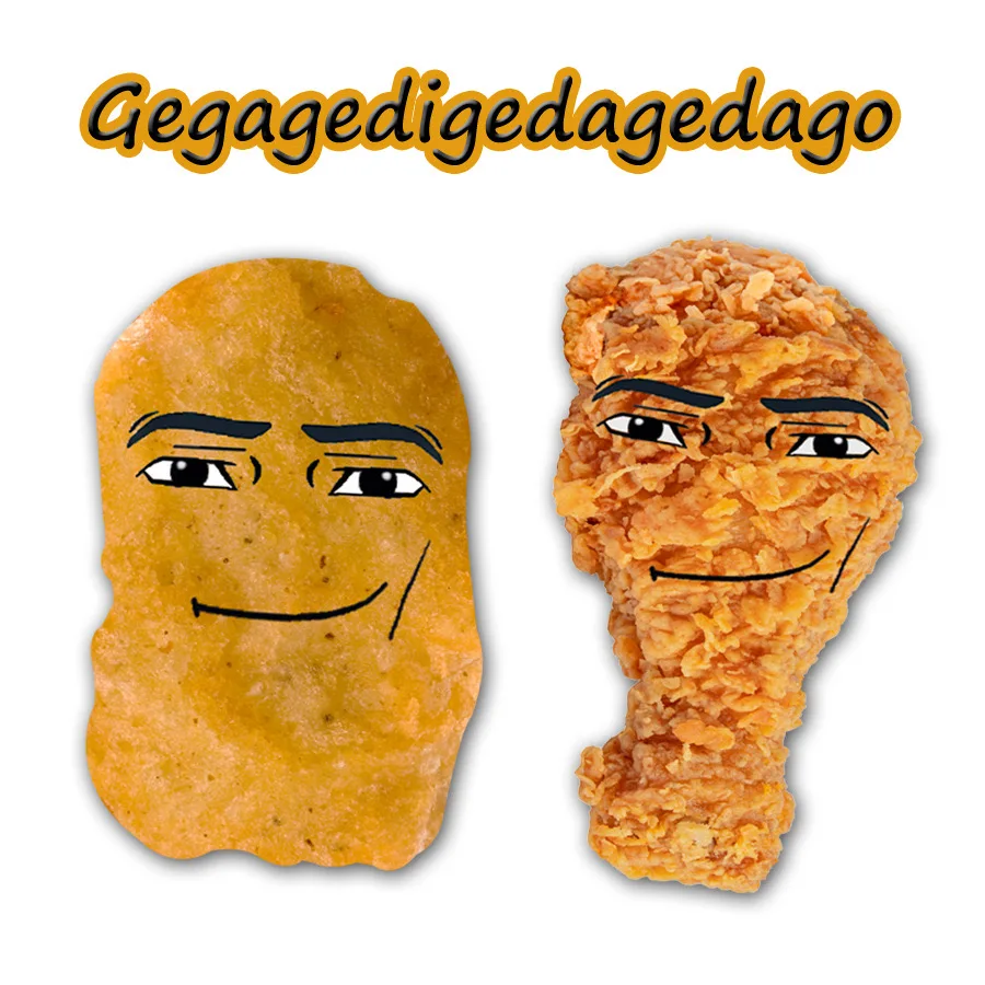 Gegagedigago Пение цыпленка блок куриная ножка Экспрессия набор игрушек игра плюшевая кукла игрушка для детей игрушки