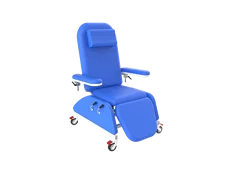 Hemodialysis chair Adjusted by manually
