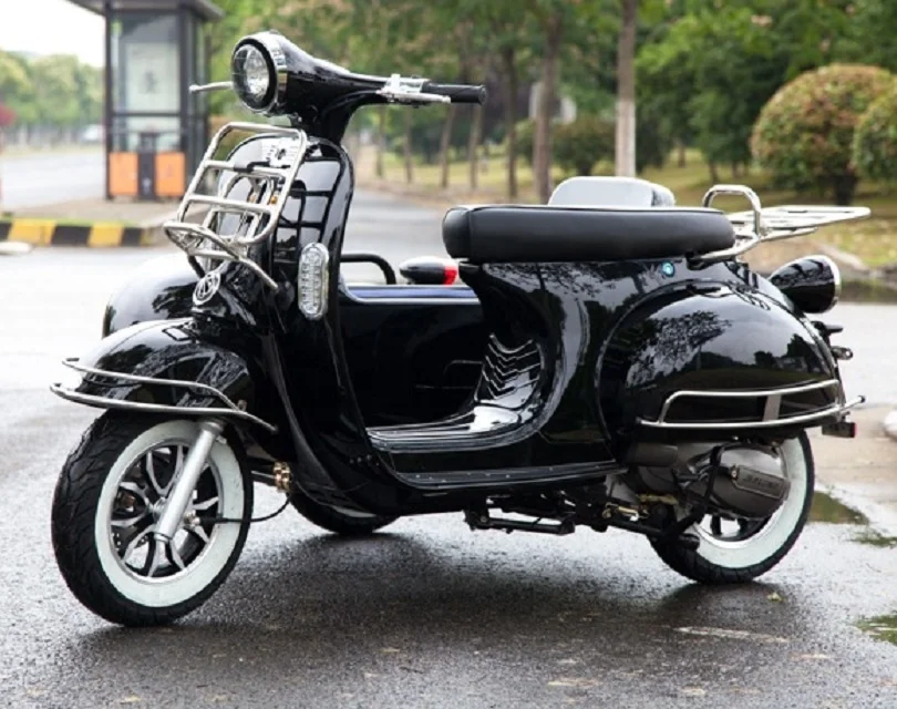 Wuxi Stanfordebike 3 Wheel Electric tricycle Adult Vespa scooter with sidecar for sale