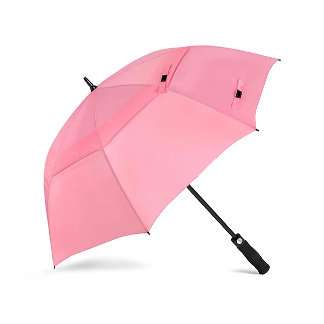 Горячая продажа УФ Акция Ветрозащитный Двойной Навес под заказ ветрозащитный углеродный зонт для гольфа