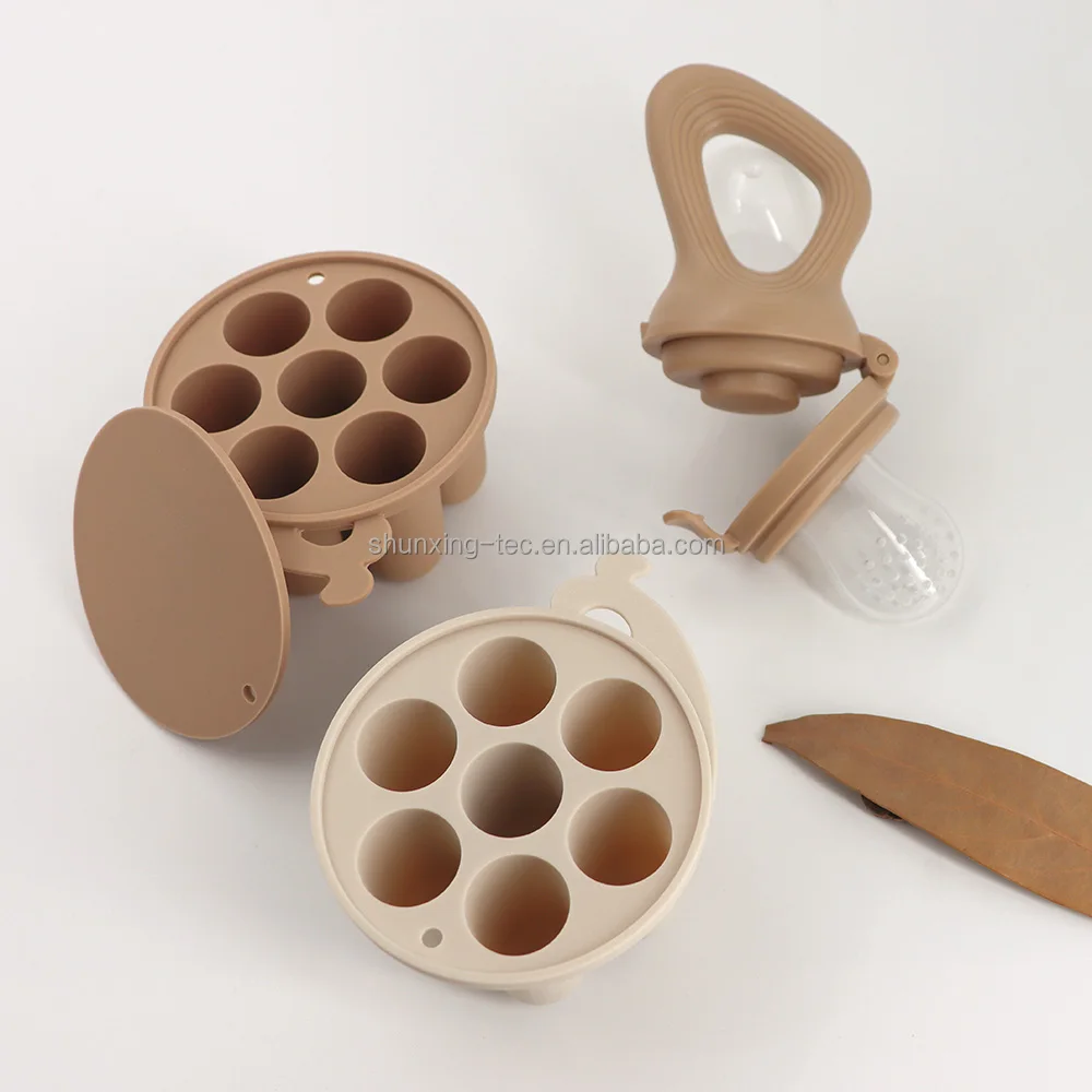 Spot New Products Infant Fruit Feeding Teething Toy Silicone Pouches Eco-friendly Ice Cream Fruit Feeder Machine