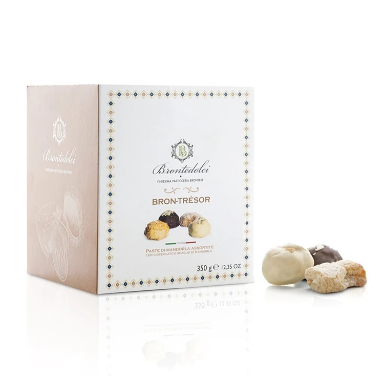 
Italian Almond Cake Pastries With Different Decorations 