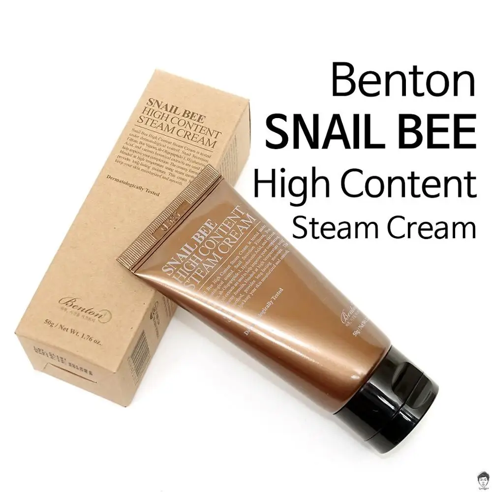 BENTON snail bee high content steam cream 50g
