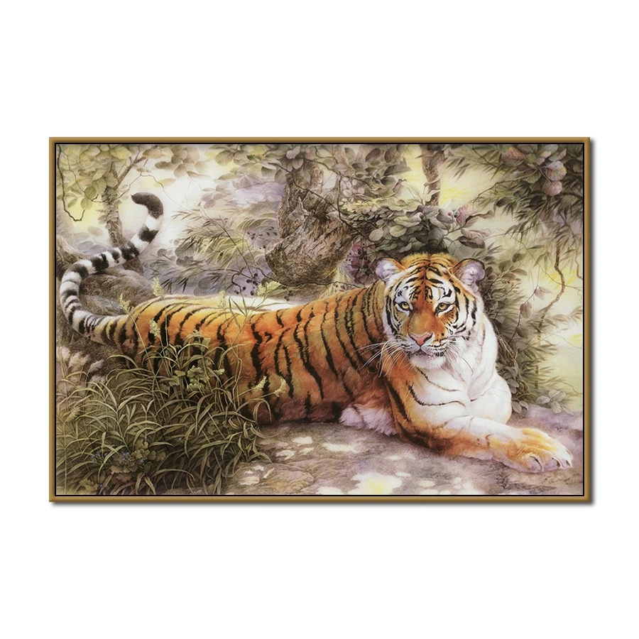  Cross Stitch Kits Embroidery DIY Needlework 11CT Stamped Kit and 14CT Counted Set for Home Decoration Patterns Animals