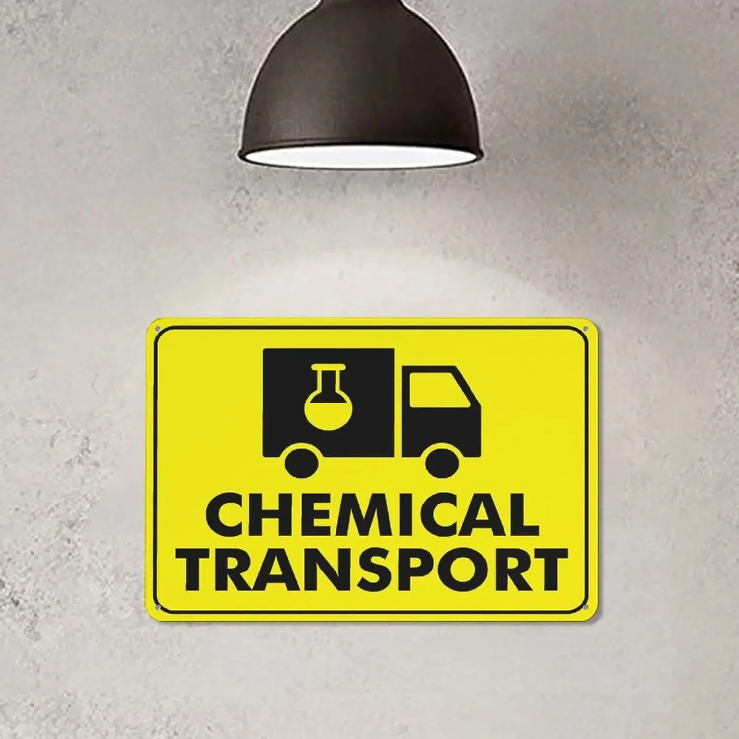 2024 TOP Wholesales Factory Premium Aluminum Hazard Area Chemical Transport Sign For Warning