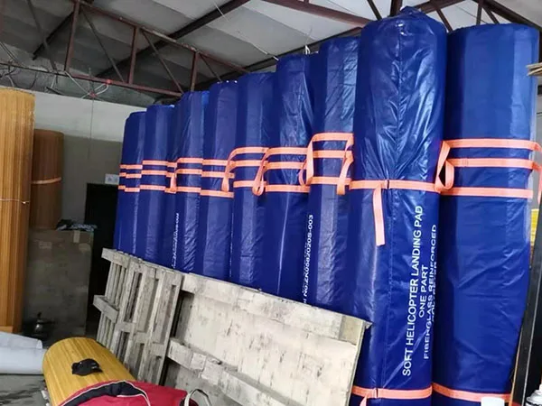 Aircraft rescue pavement (woven curled type)Jointable Helipad pavement helicopter field helipad emergency rescue  pavement