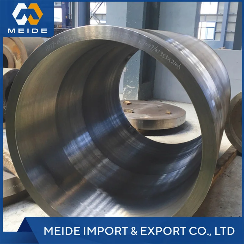 Hot Forgings 4130 30CrMo 40crmo Forged Shaft Forged Cylinder Sleeve Used for Hydraulic Lift Cylinder